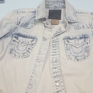Worn True Religion Denim shirt